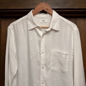 UNIQLO Premium Linen Shirt, Men's